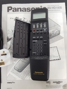 Thumbnail image of Panasonic NV-HD100B Video Cassette Recorder + Remote & Manual