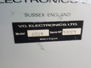 Thumbnail image of VG Electronics Ags1 Ion Gun Control Unit - Spares Repairs