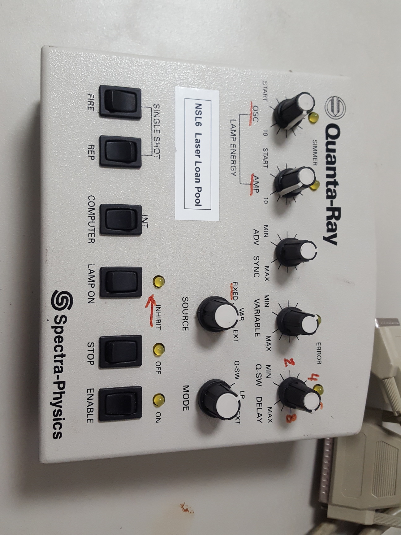 Image of Spectra Physics Lambda Physik LPD3000, Quanta Ray PS201 + GCR-250/30
