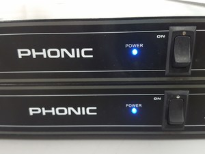 Thumbnail image of 2 x Phonic Max 500 Power Amplifier AV 