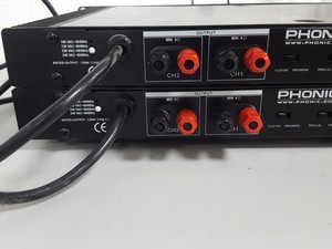 Thumbnail image of 2 x Phonic Max 500 Power Amplifier AV 