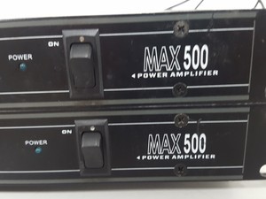 Thumbnail image of 2 x Phonic Max 500 Power Amplifier AV 