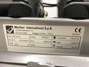 Thumbnail image of Singer Instruments Rotor Air Compressor Lab CW 100/24 AL