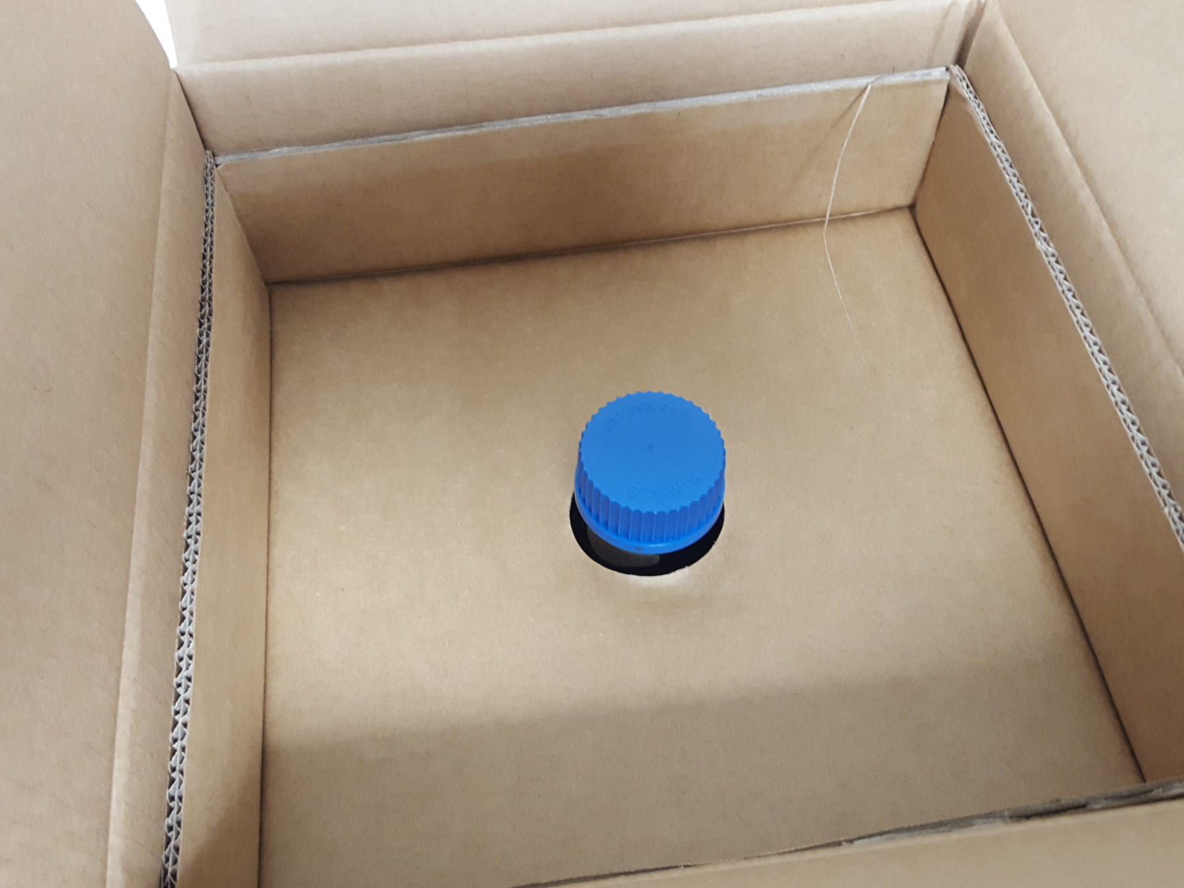 Image of 1x 10000mL 10L Duran Bottle + Lid Kimble Kimax GL45 Lab Glassware Laboratory