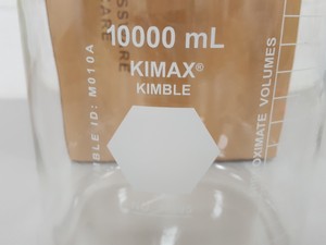 Thumbnail image of 1x 10000mL 10L Duran Bottle + Lid Kimble Kimax GL45 Lab Glassware Laboratory