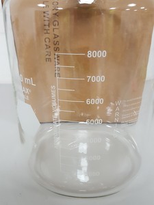 Thumbnail image of 1x 10000mL 10L Duran Bottle + Lid Kimble Kimax GL45 Lab Glassware Laboratory