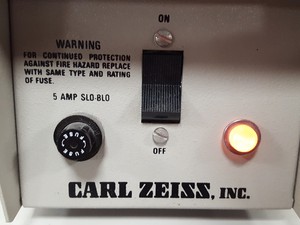 Thumbnail image of Carl Zeiss Electro Powerpacs 1100 Power + HBO 50 Microscope Light Source