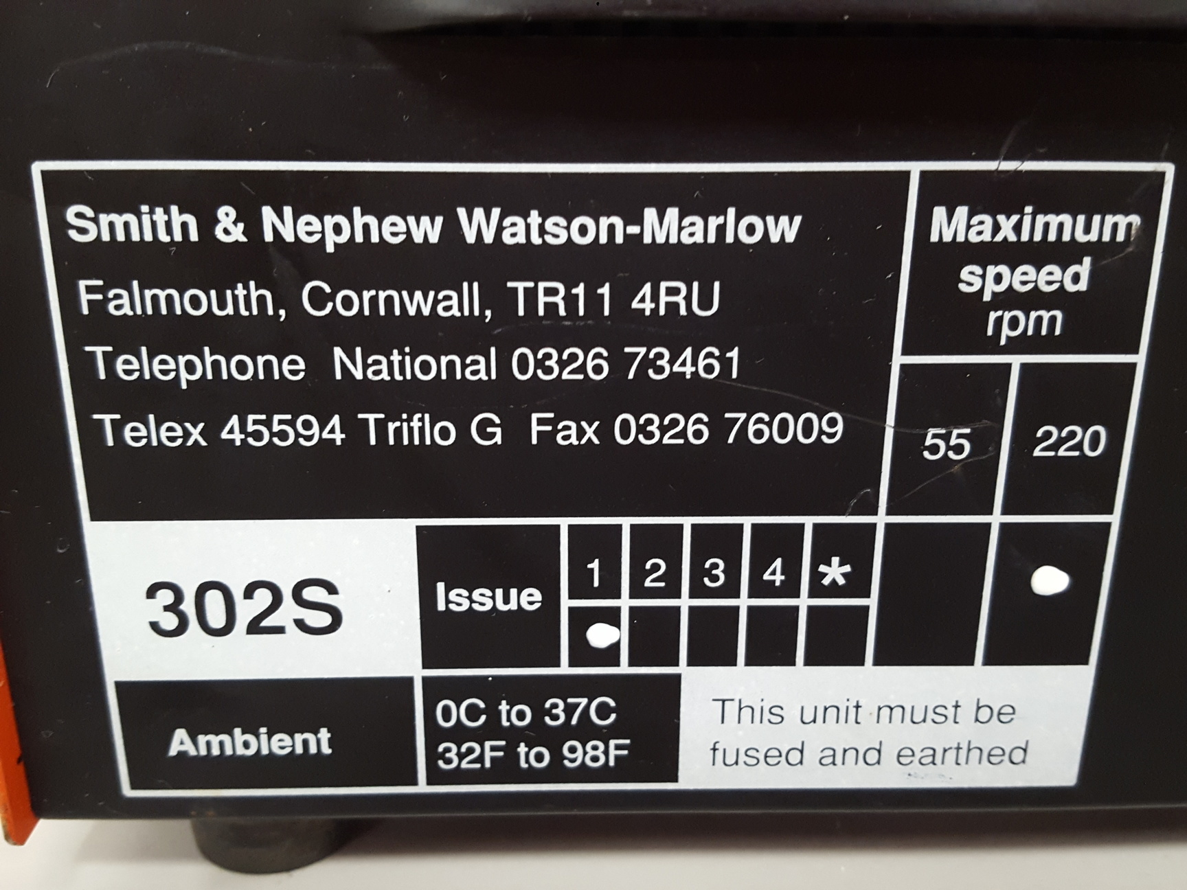 Image of Watson Marlow 302S Peristaltic Pump Lab 
