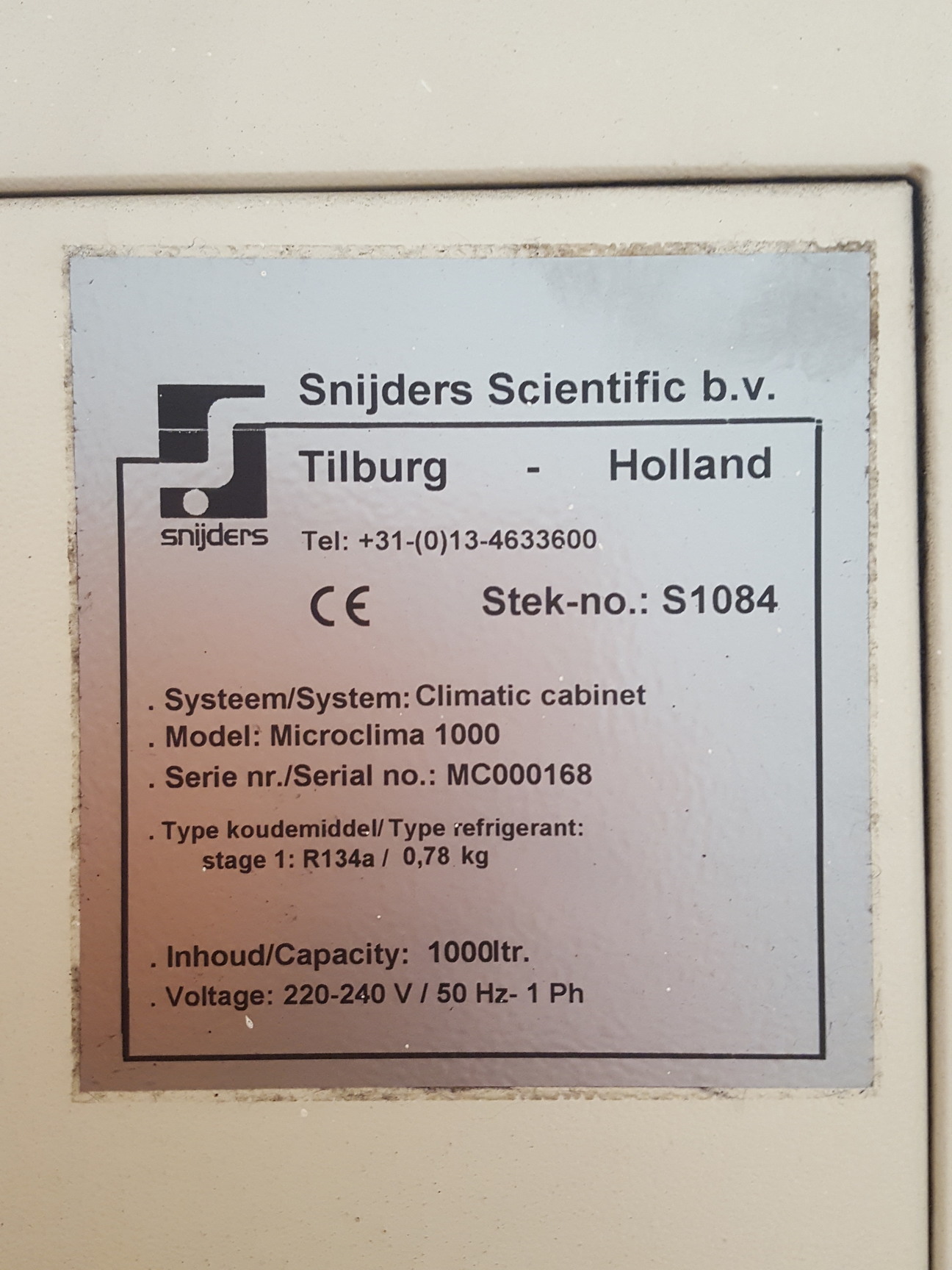 Image of Snijders Scientific Microclima 1000 Large Plant Growth Chamber Incubator Lab