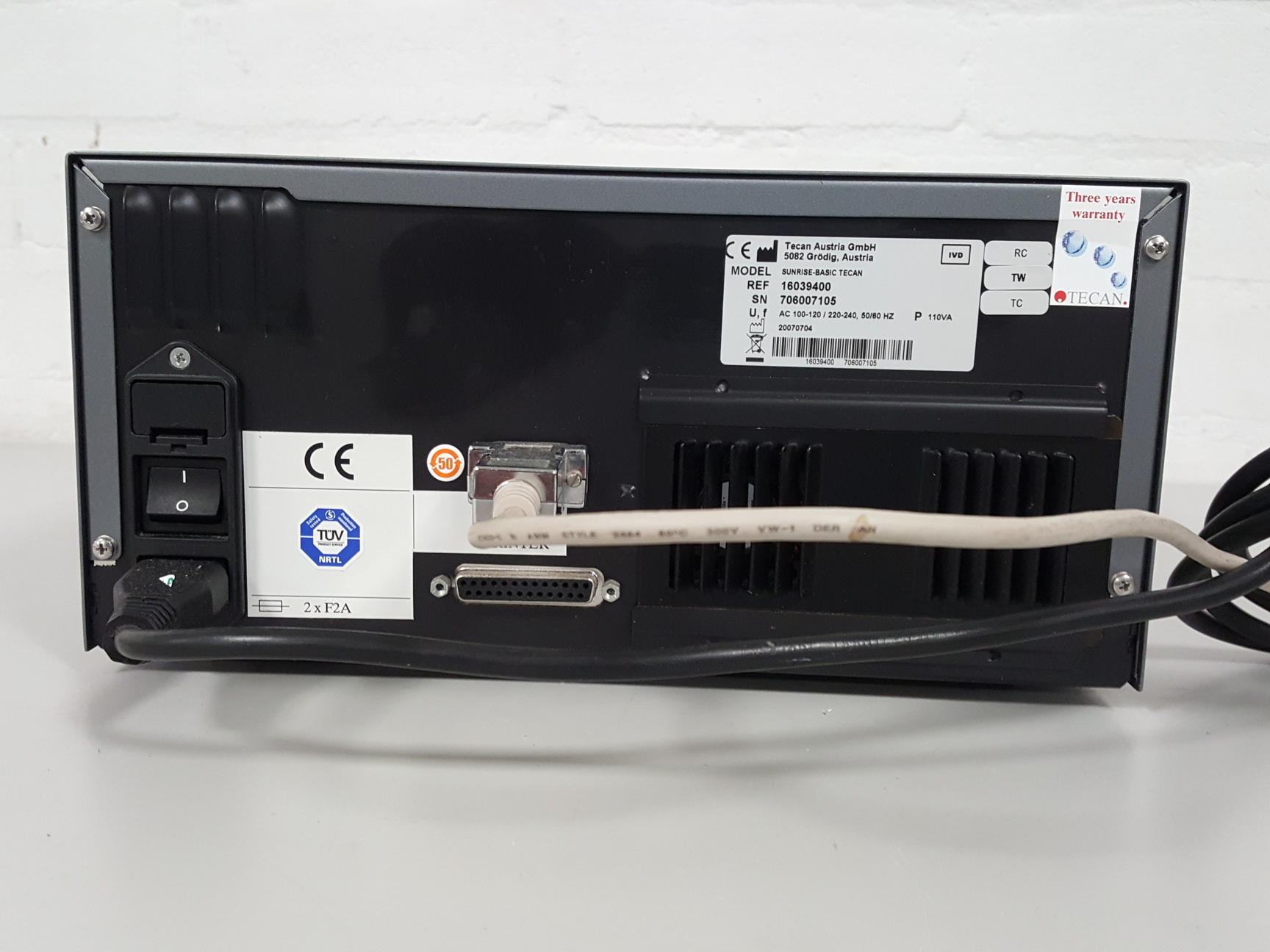 Image of Tecan Sunrise Basic Microplate Absorbance Reader Lab