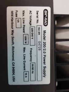 Thumbnail image of Bio-Rad Model 200/2.0 Power Supply Lab