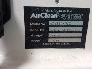 Thumbnail image of Airclean 600 AC632LFUVC PCR Workstation Lab 