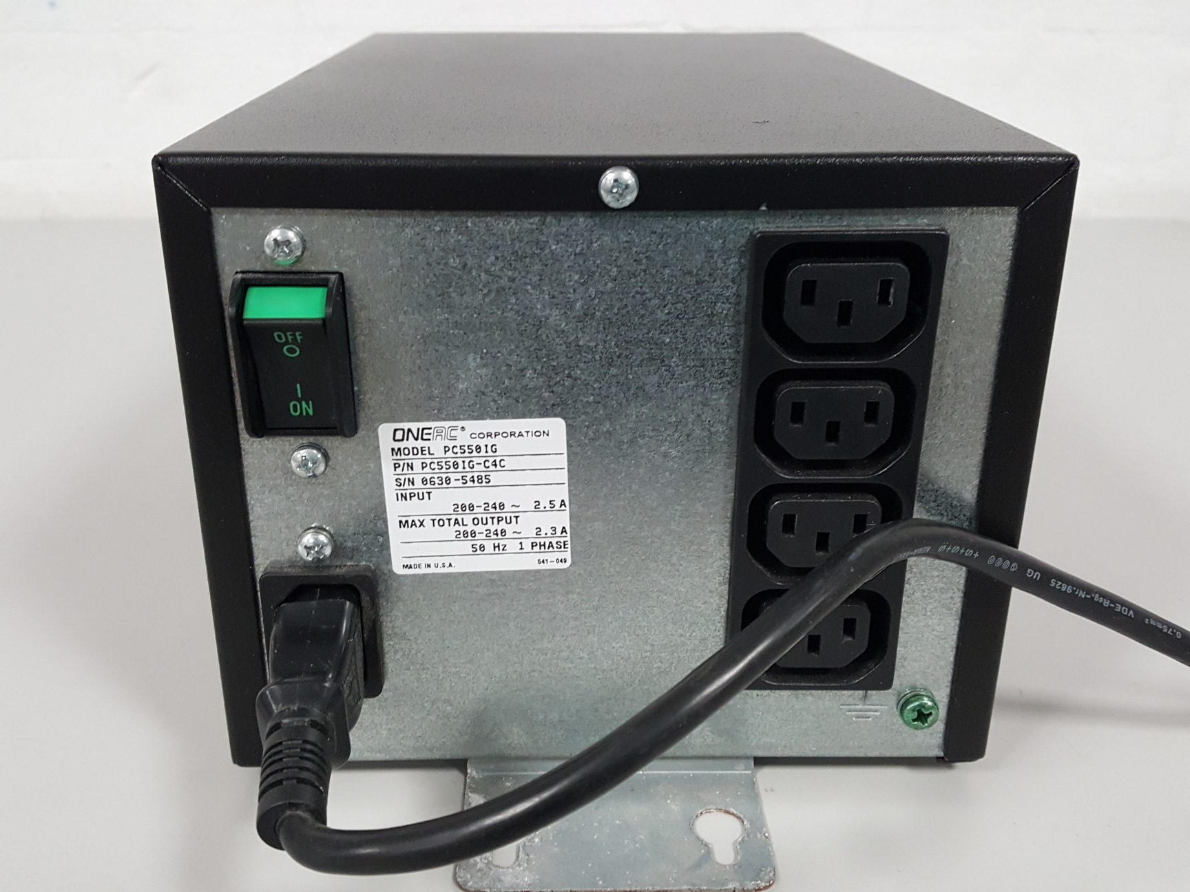 Image of ONEAC ConditionOne Power Conditioner UPS PC550IG Lab