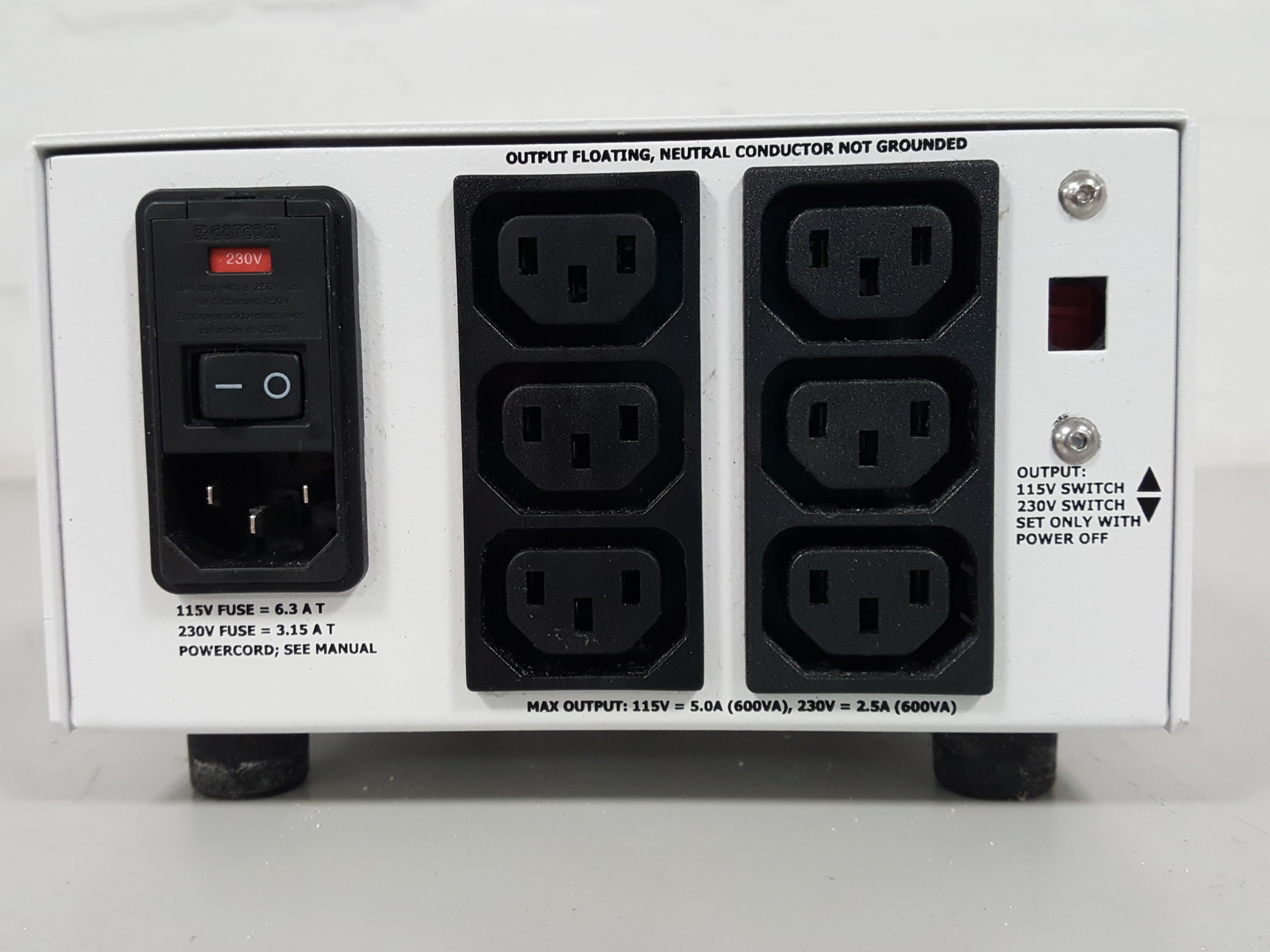 Image of Buffalo Filter ISB-060W Medical Grade Isolation Transformer