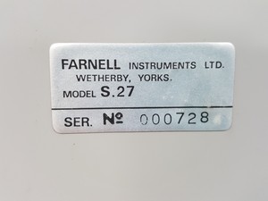 Thumbnail image of Farnell Instruments Model S 27 Stabilised Voltage Power Supply Lab