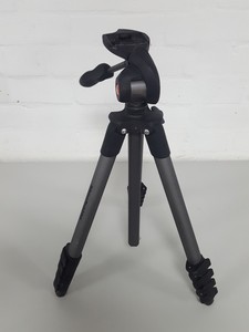 Thumbnail image of Manfrotto MKCOMPACTADV-BK Compact Advanced Aluminum Camera Tripod 