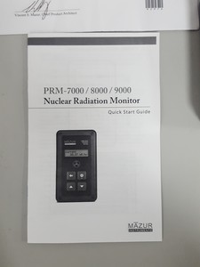 Thumbnail image of Mazur Instruments PRM-9000 Geiger Counter and Nuclear Radiation Monitor