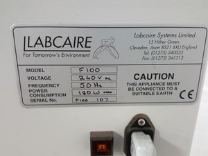 Thumbnail image of Labcaire Mod F100 Laminar Flow Cabinet Clean Air Lab 