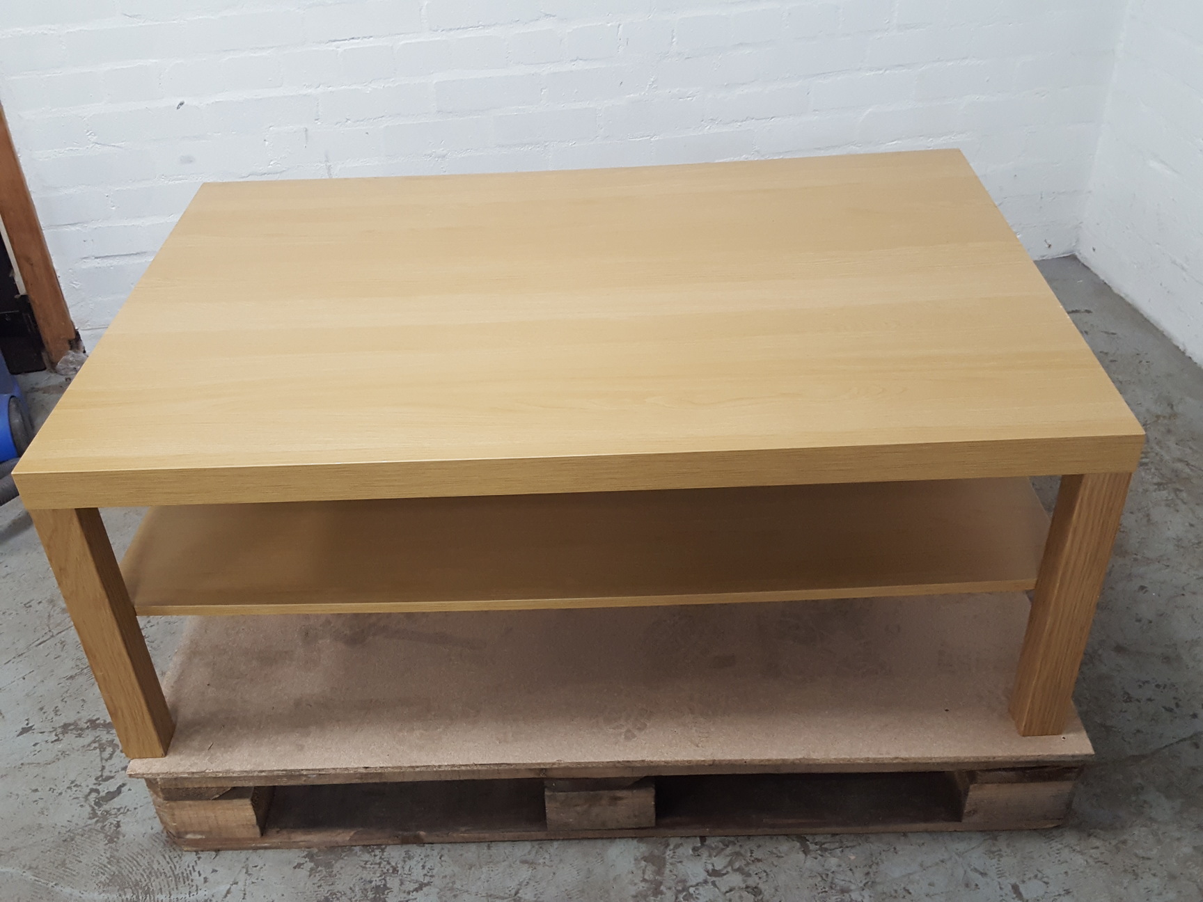 Office 2-Tier Lounge Wooden Table Ikea Coffee Table 78cm w x 118cm l x
