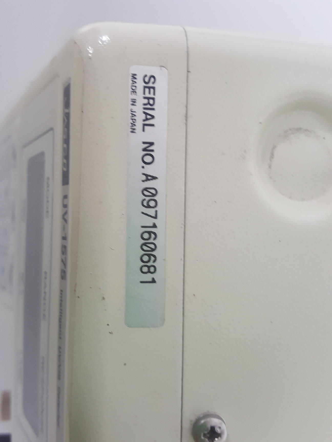 Image of Jasco UV-1575 Detector, PU1585 HPLC Pump, MX-2080-32 Mixer, DG-1580-54 Degasser