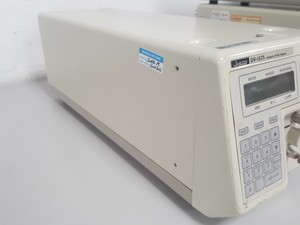 Thumbnail image of Jasco UV-1575 Detector, PU1585 HPLC Pump, MX-2080-32 Mixer, DG-1580-54 Degasser