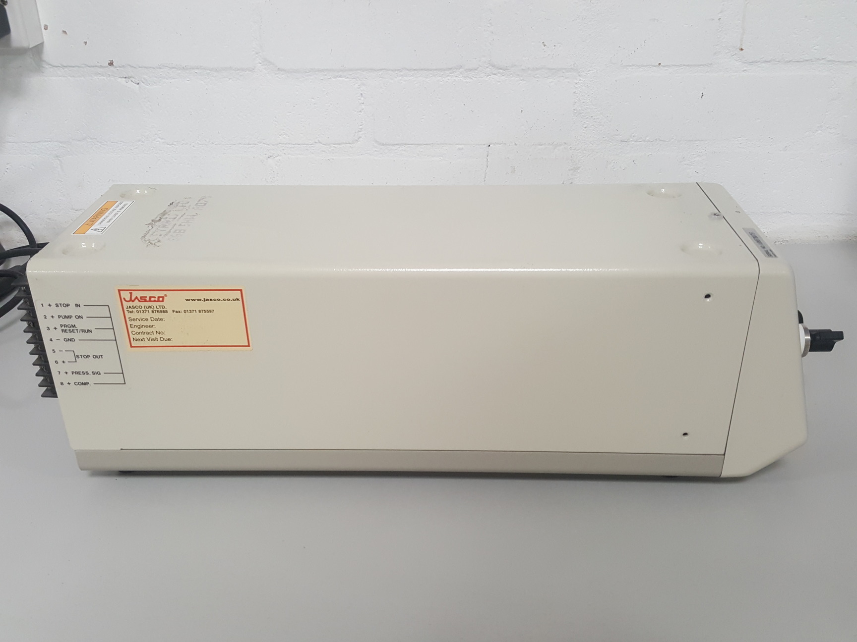 Image of Jasco UV-1575 Detector, PU1585 HPLC Pump, MX-2080-32 Mixer, DG-1580-54 Degasser