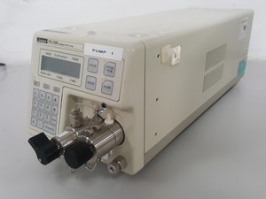 Thumbnail image of Jasco UV-1575 Detector, PU1585 HPLC Pump, MX-2080-32 Mixer, DG-1580-54 Degasser