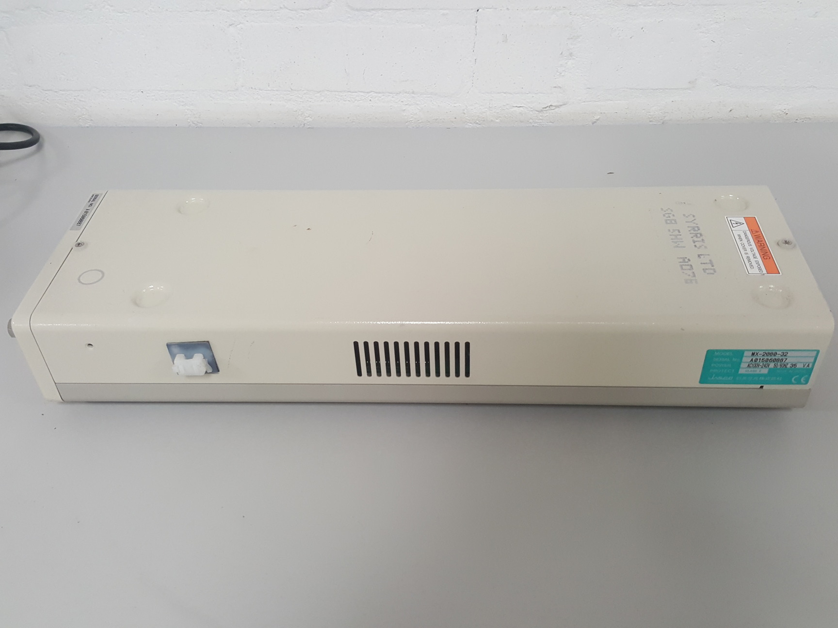 Image of Jasco UV-1575 Detector, PU1585 HPLC Pump, MX-2080-32 Mixer, DG-1580-54 Degasser
