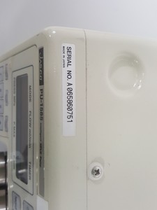 Thumbnail image of Jasco UV-1575 Detector, PU1585 HPLC Pump, MX-2080-32 Mixer, DG-1580-54 Degasser