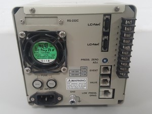 Thumbnail image of Jasco UV-1575 Detector, PU1585 HPLC Pump, MX-2080-32 Mixer, DG-1580-54 Degasser