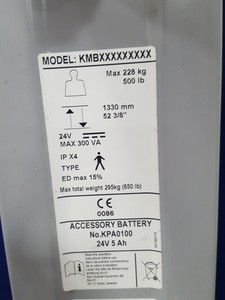 Thumbnail image of Arjo Maxi Move Power Patient Mobility Hoist / Lift KMBXXXXXXXXX 228kg