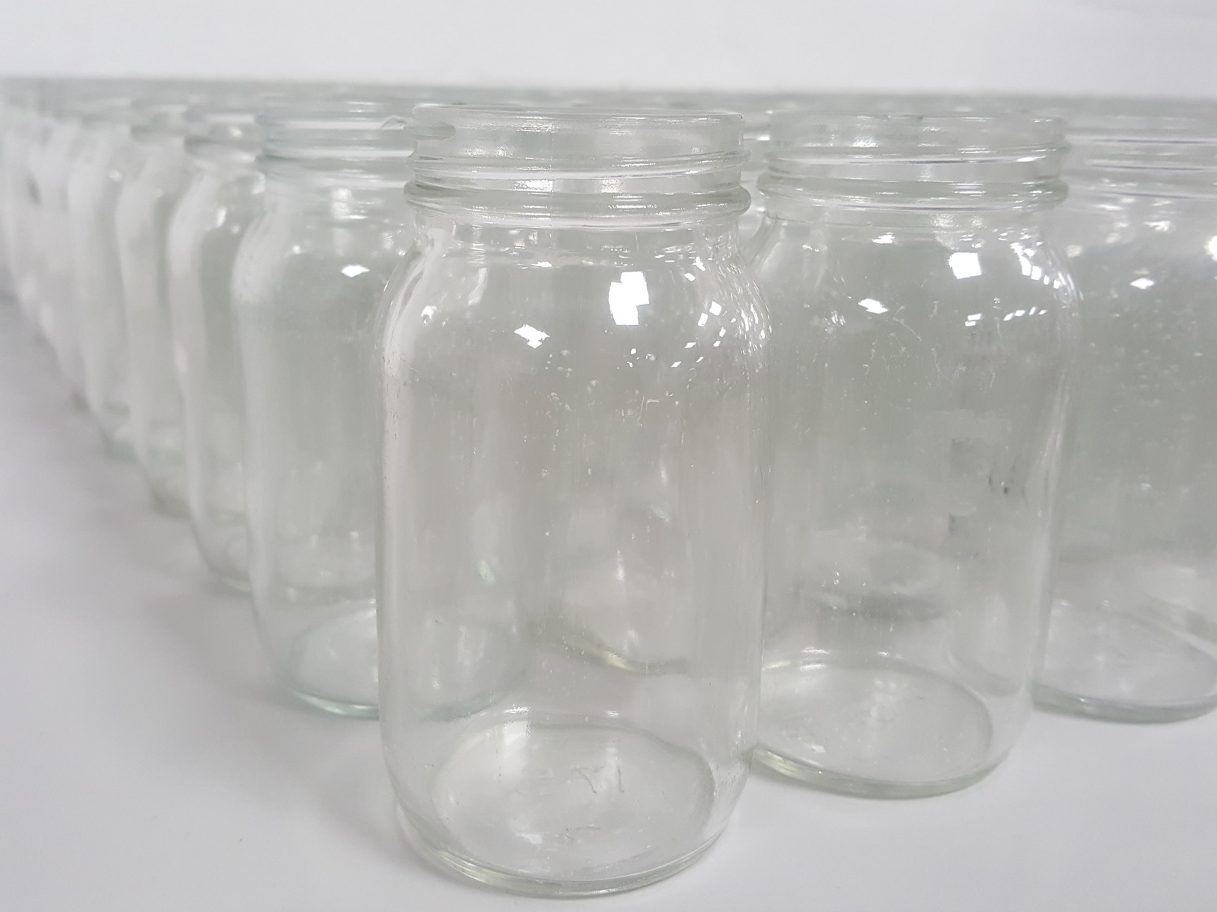 Lot of 158 Glass Jars Lab Glassware Equipment