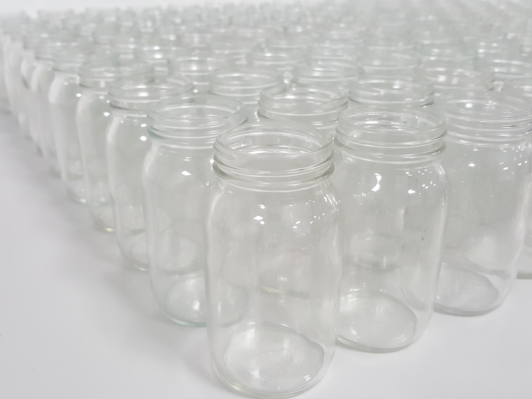 Lot of 158 Glass Jars Lab Glassware Equipment
