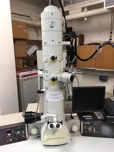 Thumbnail image of JEOL JEM-1200EXII Electron Microscope TEM, Magnets, Compressor, Power Supply Lab