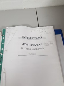 Thumbnail image of JEOL JEM-1200EXII Electron Microscope TEM, Magnets, Compressor, Power Supply Lab