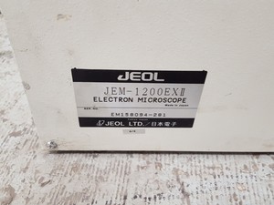Thumbnail image of JEOL JEM-1200EXII Electron Microscope TEM, Magnets, Compressor, Power Supply Lab