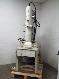 Thumbnail image of JEOL JEM-1200EXII Electron Microscope TEM, Magnets, Compressor, Power Supply Lab