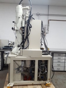Thumbnail image of JEOL JEM-1200EXII Electron Microscope TEM, Magnets, Compressor, Power Supply Lab