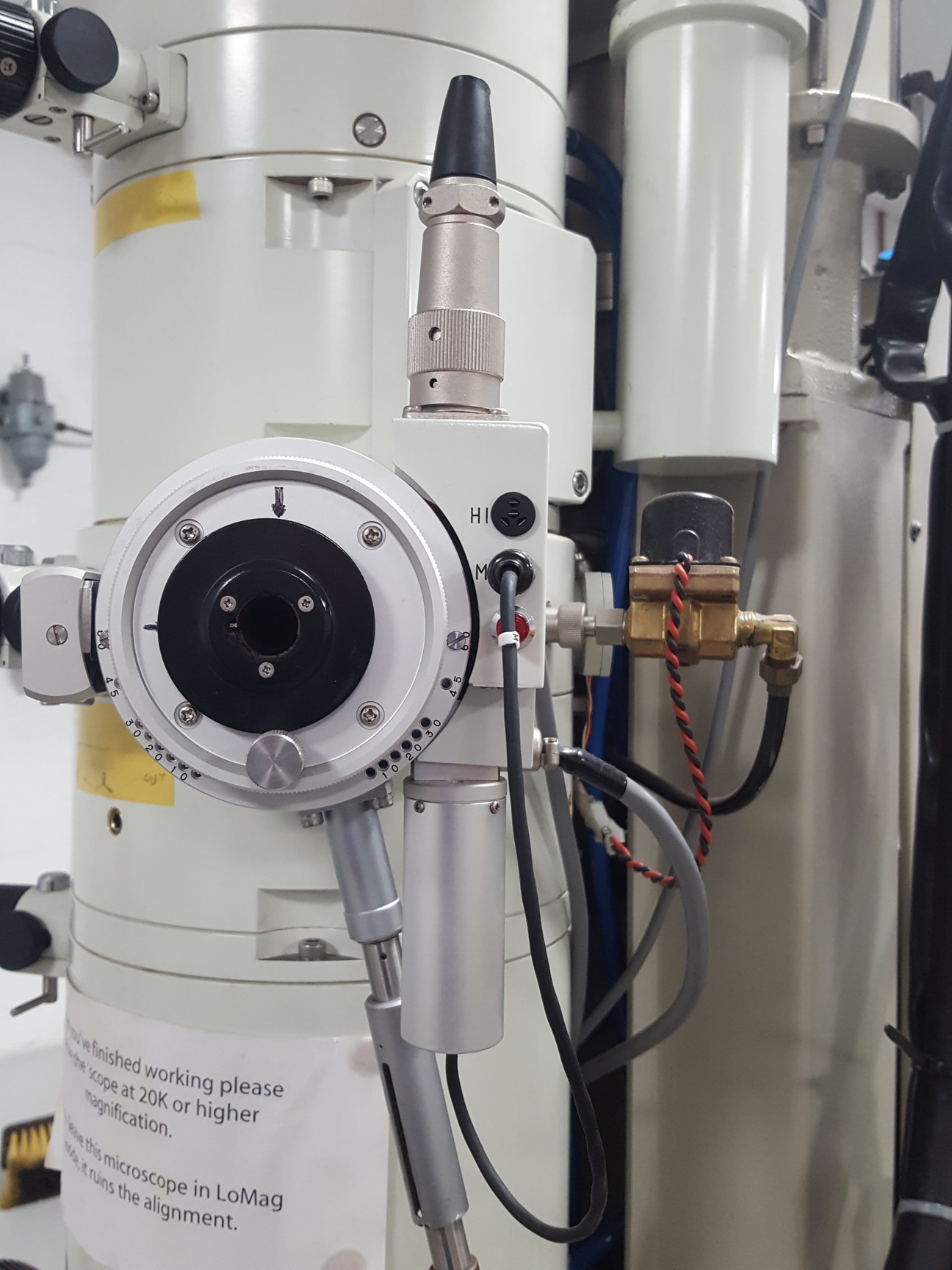 Image of JEOL JEM-1200EXII Electron Microscope TEM, Magnets, Compressor, Power Supply Lab