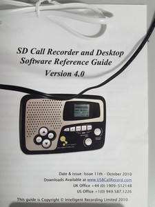 Thumbnail image of Intelligent Recording Digital SD Telephone Call Recorder