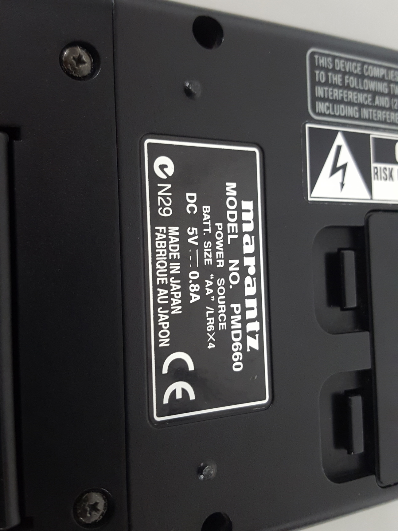 Image of Marantz Professional PMD660 Portable Compact Flash Digital Recorder