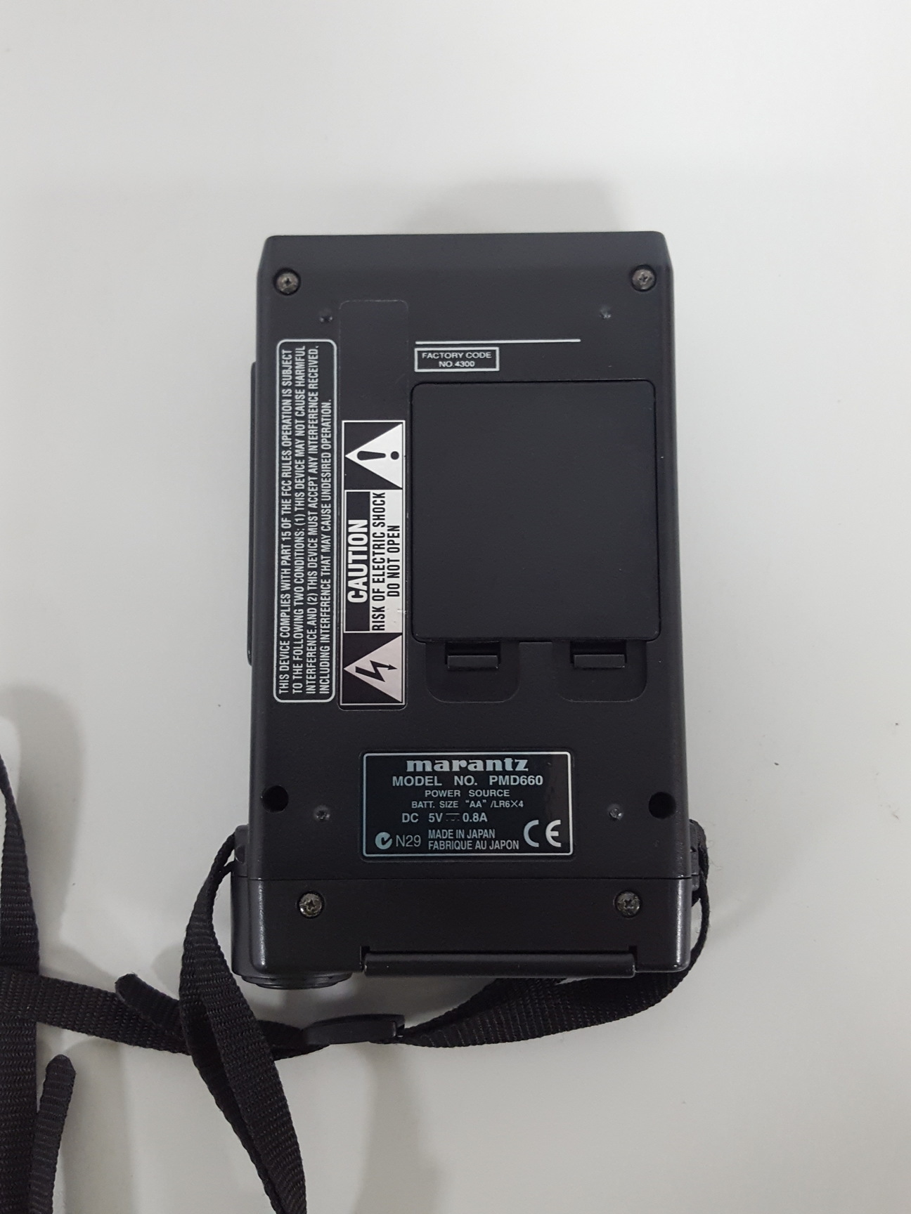 Image of Marantz Professional PMD660 Portable Compact Flash Digital Recorder