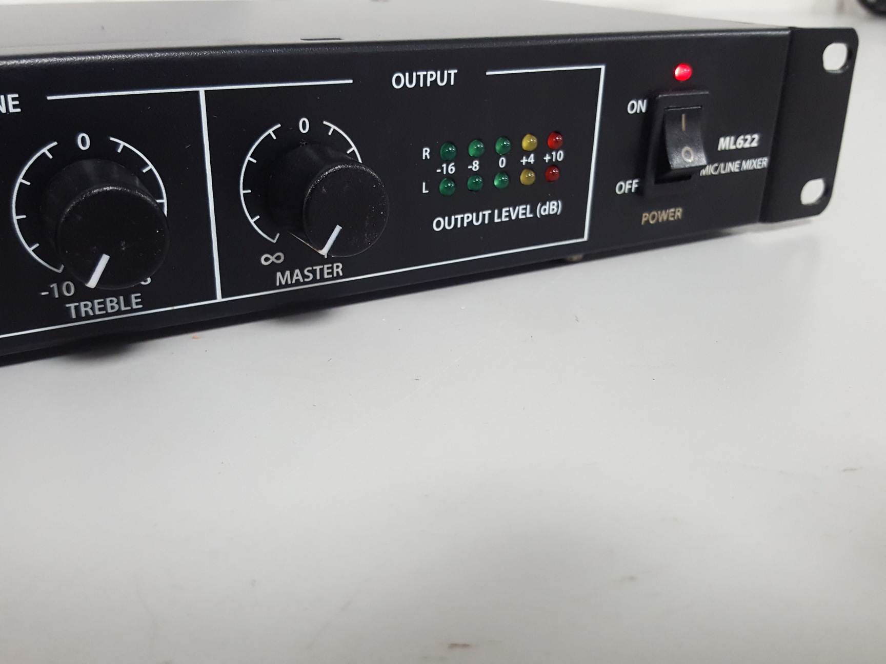 Image of Adastra Ml622 8 Channel - 1U Rack Mounted Mixer