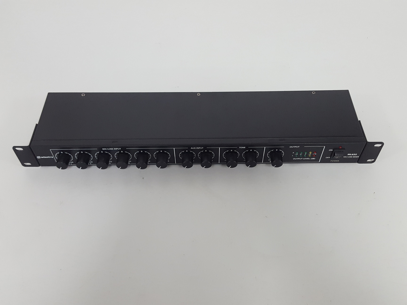 Image of Adastra Ml622 8 Channel - 1U Rack Mounted Mixer