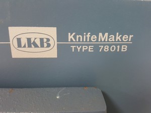 Thumbnail image of LKB 7801B Glass Knife Maker With Glass Strips Lab