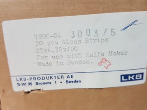 Thumbnail image of LKB 7801B Glass Knife Maker With Glass Strips Lab