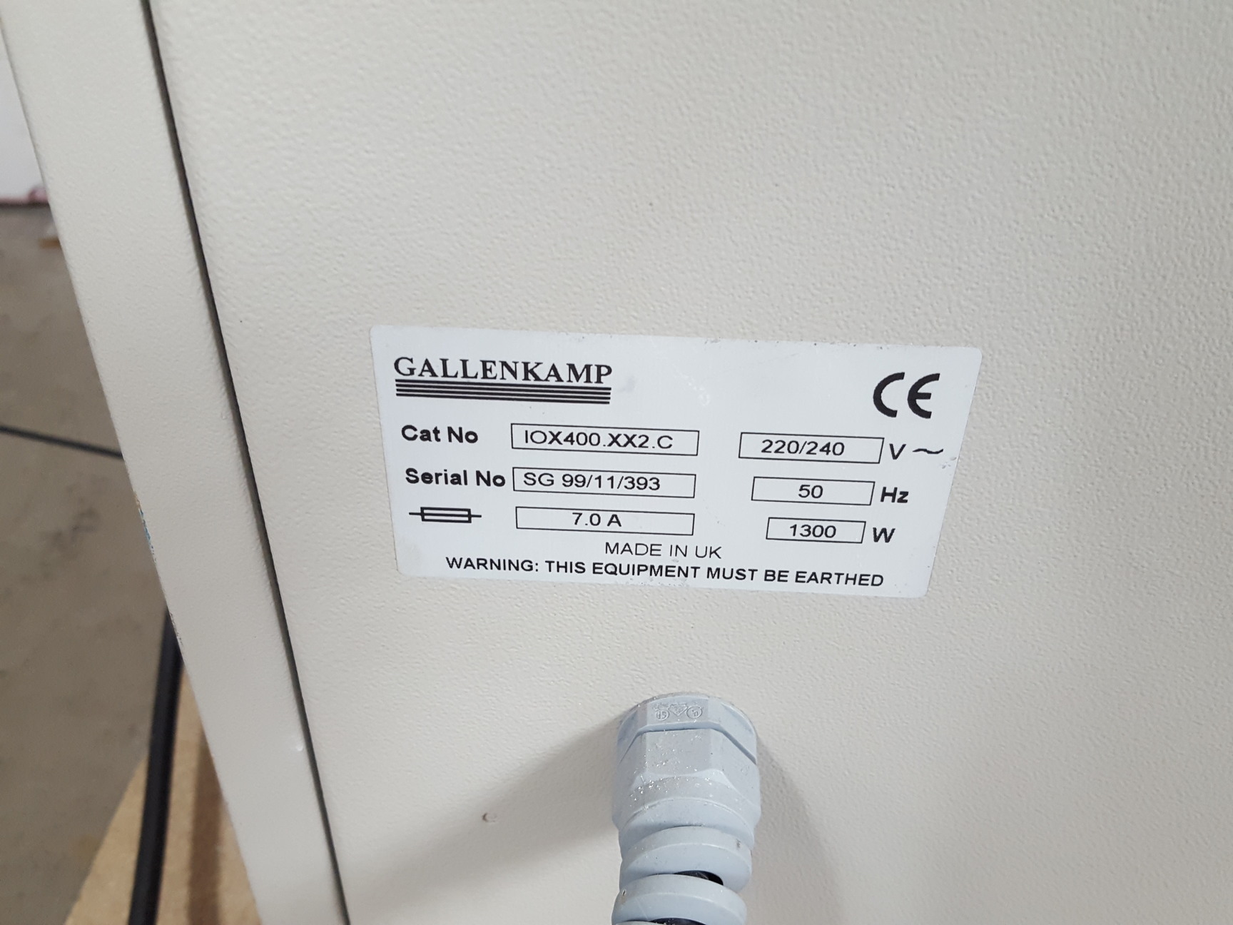 Image of Gallenkamp IOI400.XX2.C Floor Standing Shaking Incubator Lab