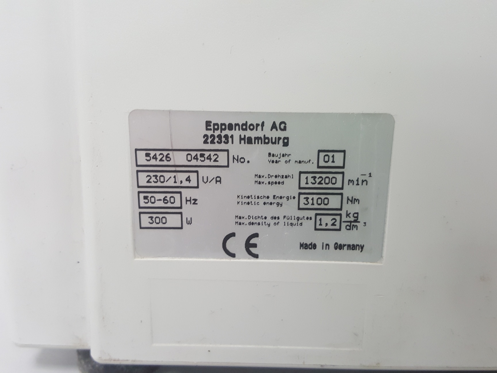 Image of Eppendorf 5415R Bench-Top Refrigerated Centrifuge + Rotor (Spares & Repairs)