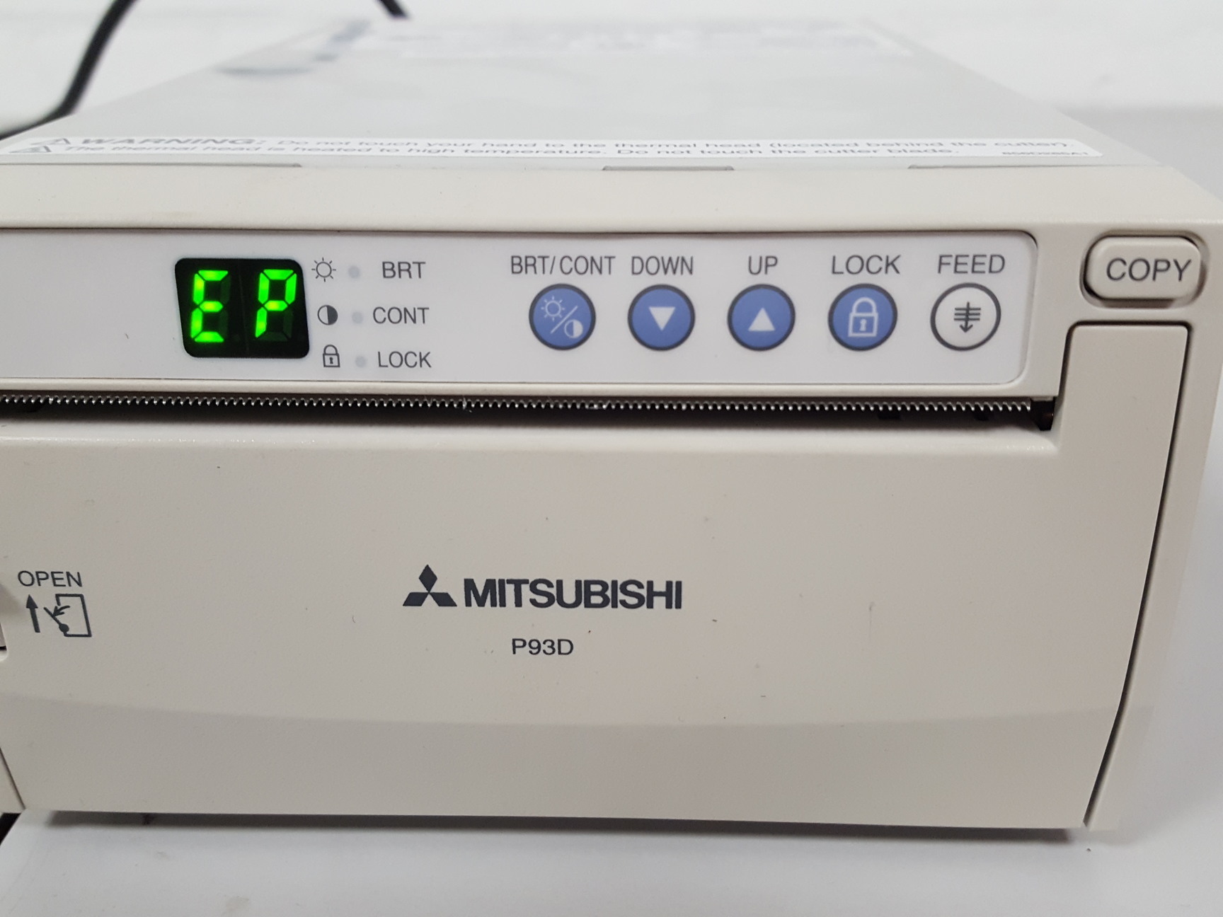 Image of Mitsubishi P93DW Medical Monochrome Thermal Printer Lab Medical