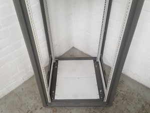 Thumbnail image of 4 Post Open Frame Server Data Rack Upright Tall On Wheels